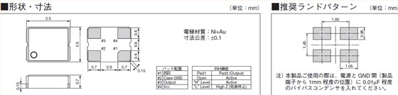 KC2520B晶振,KC2520B24.0000C10E00晶振,2520貼片有源晶振