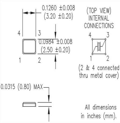 M1253S107 52.000000,3225mm,52MHz,MtronPTI手持式電子設備晶振