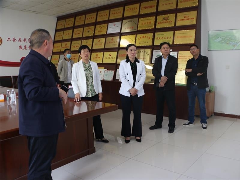 濟(jì)寧市農(nóng)業(yè)農(nóng)村局黨組成員、副局長(zhǎng)劉慧敏到金秋農(nóng)牧公司調(diào)研蘆花雞產(chǎn)業(yè)發(fā)展情況