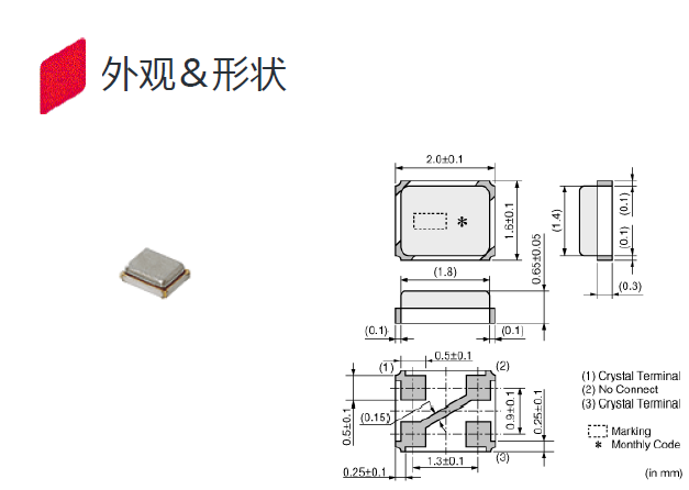XRCGB24M000F3A00R0晶振,MHz石英晶振,小體積SMD進(jìn)口晶振
